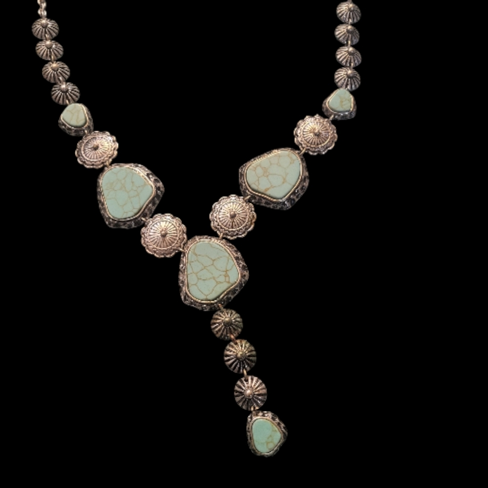 Silver and Turquoise Necklace